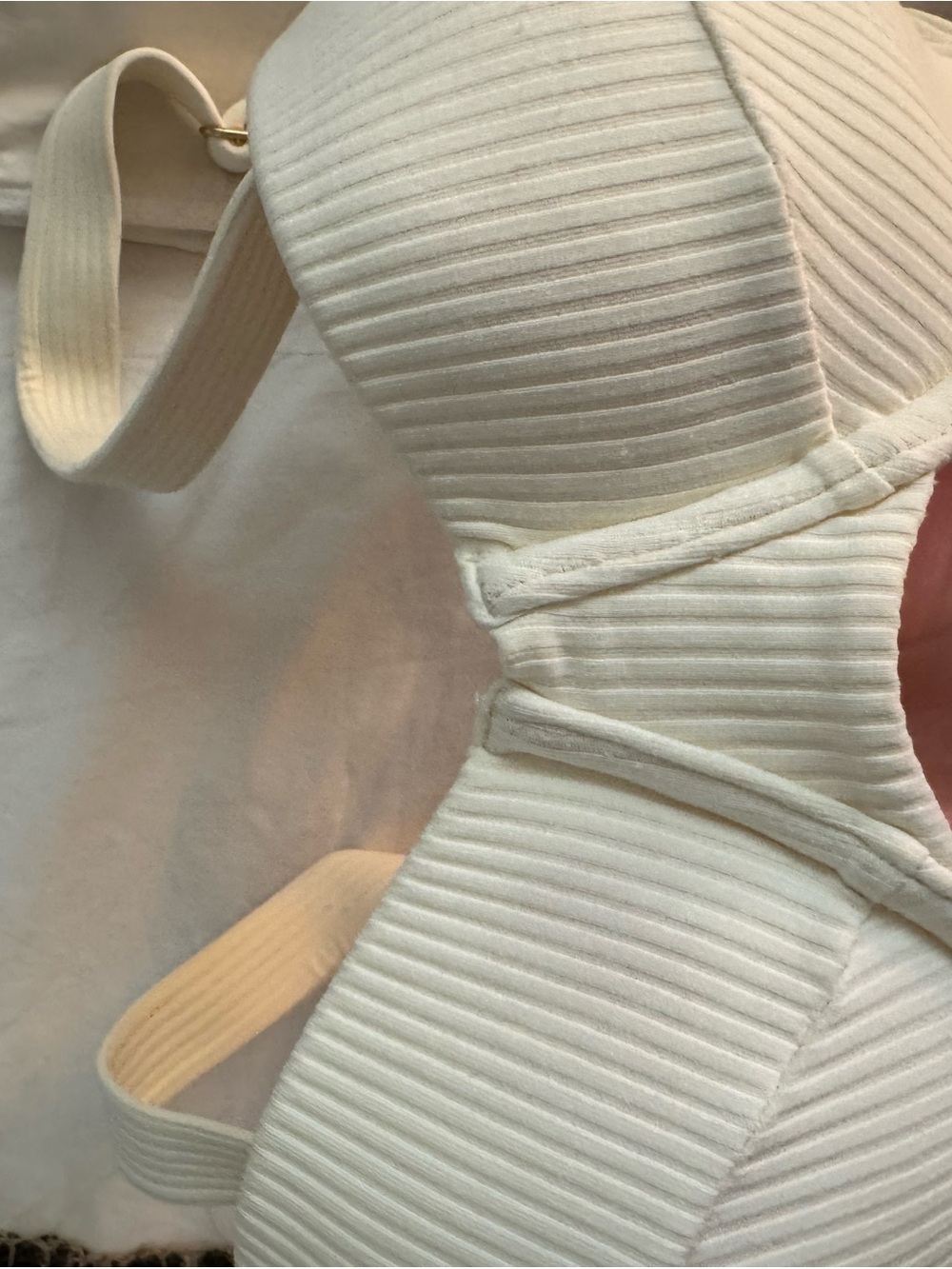 Montce Cream Rib Bustier Bikini - Picture 7 of 9